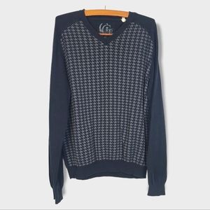Guess Houndstooth lightweight sweater XL